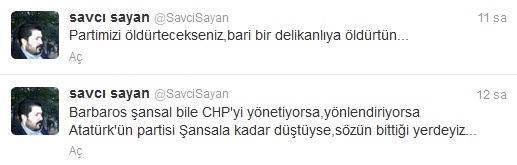 'Atatürk'ün partisi Barbaros Şansal'a kadar düştü'