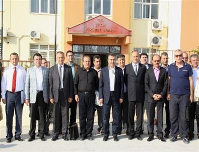 Vali Lekesiz, Kaymakamlar İle Erzin'de Buluştu