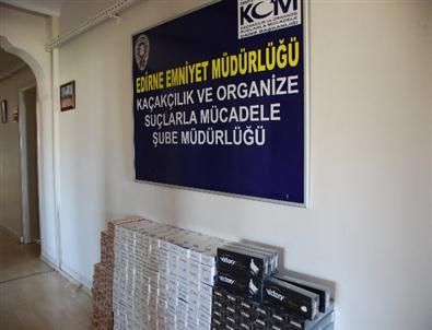Edirne'de Kaçak Sigara Operasyonu