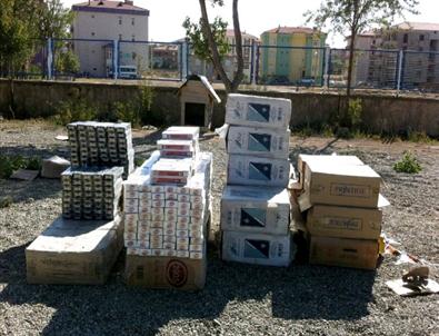 Gümüşhane’de 33 Bin Paket Kaçak Sigara