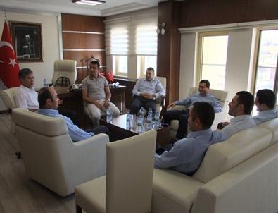 Kaymakam Keklik’e Meslektaşlarından Ziyaret