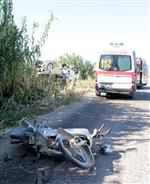 MERKEZ EFENDİ - Manisa’da Trafik Kazası: 2 Yaralı