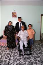 DİYABET HASTASI - Şehitkamil Belediyesi’nden Ali Amca’ya Akülü Tekerlekli Sandalye