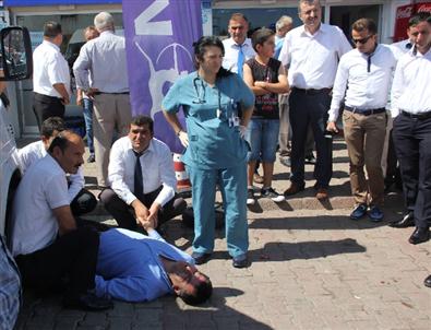 Kavgayı Ayırmaya Çalışınca Belindeki Platin Kaydı