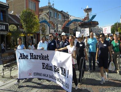 ‘Sağlık İçin Hareket Edelim Yürüyüşü’ Gerçekleştirildi