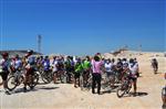 SAROS KÖRFEZI - Bisikletçilerden Taş Ocaklarına Tepki: “renkler Solmasın, Saros Yok Olmasın”