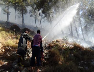 Habib-i Neccar Dağında Yangın