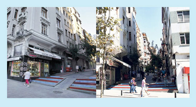 Dink'in öldürüldüğü yer 'bordo-mavi' oldu