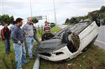 HAYDARLı - Giresun’da Otomobil Takla Attı: 4 Yaralı