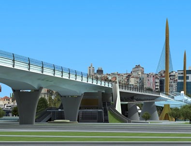 Haliç Metro Geçiş Köprüsü Şubat'ta açılıyor