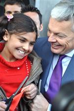 Belçika Başbakan Yardımcısı Reynders Çadır Kenti Ziyeret Etti