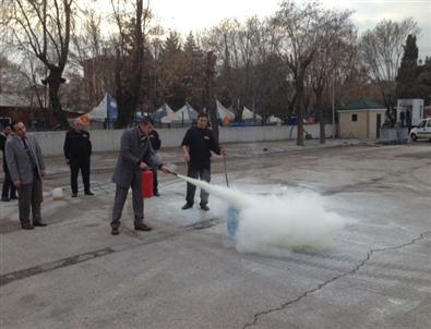 İtfaiyecilere Yangın Eğitimi