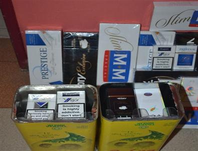 Yağ Bidonundan Kaçak Sigara Çıktı