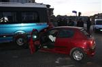 Başkent'te Otomobil Minibüse Çarptı Açıklaması