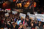 İnegöl Belediye Başkan Adayı Aktaş İçin Miting Gibi Kutlama