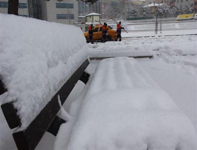 Kar Duasının Ardından Erzurum’da Yoğun Kar Yağışı