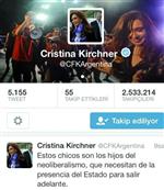 Arjantin Devlet Başkanı Kirchner, Twitter'a Döndü