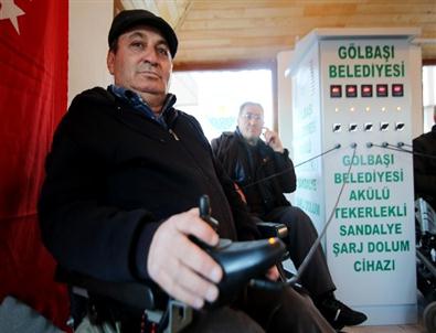 Gölbaşı’nda Engellileri Sevindiren Hizmet