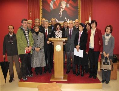 Mersin Barosu ve Mersin Nkp’den Suç Duyurusu