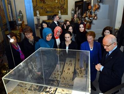 Hayrünnisa Gül, Cumhurbaşkanlığı Sarayı Quırınale’yi Gezdi