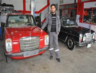 Kayseri’de Üç Ortağın Klasik Araç Merakı