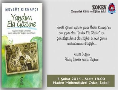 Çaycuma'lı Sanatçı Mevlüt Kırnapçı Kitabını Zonguldak'ta İmzalayacak