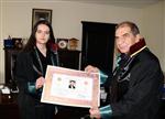 DIPLOMASı - Erzurum’da Genç Avukata Ruhsat ve Yemin Töreni