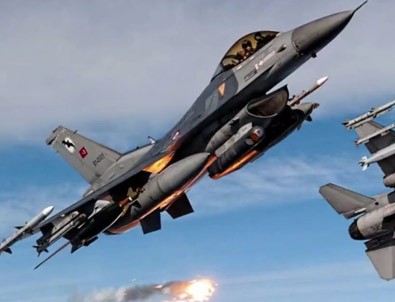 F-16'lar havalandı! Havada sıcak dakikalar