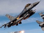 F-16'lar havalandı! Havada sıcak dakikalar