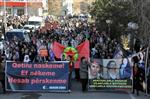 SAKİNE CANSIZ - Tunceli'de Paris'te Öldürülen 3 Kadın İçin Yürüyüş Düzenlendi