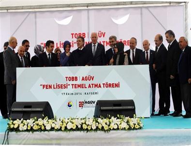 Gül, Fen Lisesinin Temel Atma Törenine Katıldı