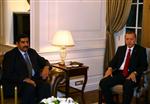 Cumhubaşkanı Erdoğan, Katar Savunma Bakanı Hamad Bin Ali El-atiyye'yi Köşk'te Kabul Etti