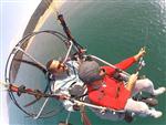 BISMILLAH - Paramotor İle Havada Balık Tutmaya Kalktılar