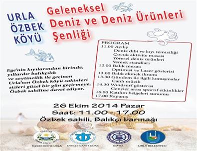 Urla Özbek Köyü'nde Deniz Ürünleri Şenliği Yapılacak