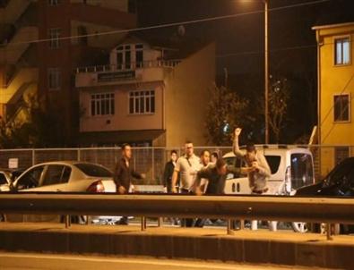 Kaza Yapan Sürücüler D-100 Karayolunu Birbirine Kattı