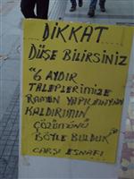 PTT  - Esnaftan İlginç Protesto