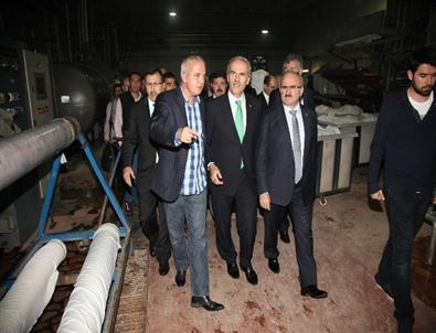 Vali ve Başkandan Fabrika Denetimi