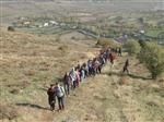 KAZANKAYA - Erzincan Üniversitesi Kazankaya Dağına Tırmandı