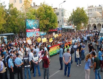 Kobaniye Destek Yürüyüşünde Gerginlik