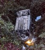 Otomobil Şarampole Yuvarlandı Açıklaması