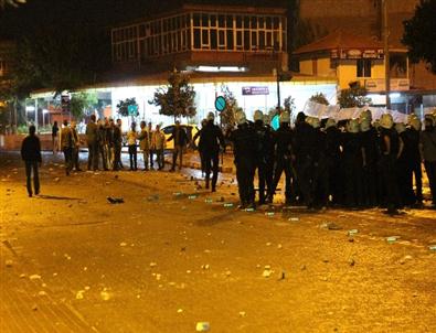 Aydın’da İşid Protestosuna Polis Müdahalesi