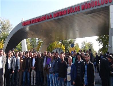 200 Müteahhit Elemanı İşten Çıkarılmamaları İçin Yürüdü