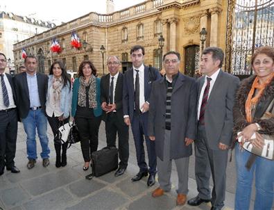 Fransa Cumhurbaşkanı, Fransa Alevi Birlikleri Fedarasyonu Heyetini Kabul Etti