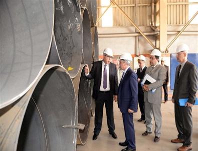 Vali Çakacak, Serbest Bölge ve Limanda İncelemelerde Bulundu