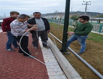 Kanal Boyunda Aydınlatma Çalışmaları