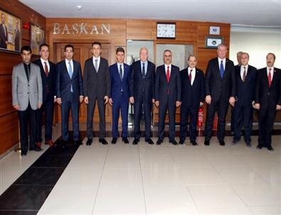 Vakıfbank Genel Müdürü Aydoğan, Başkan Aydın’ı Ziyaret Etti