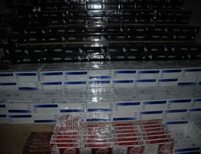 Gürün’de 10 Bin 100 Paket Kaçak Sigara Ele Geçirildi