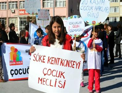 Söke’de Çocuk Hakları Gününe Renkli Kutlama