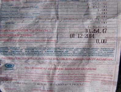 Vezirköprü’de Yüksek Su Faturaları