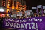 Beyoğlu’nda Kadına Yönelik Şiddet Protestosu